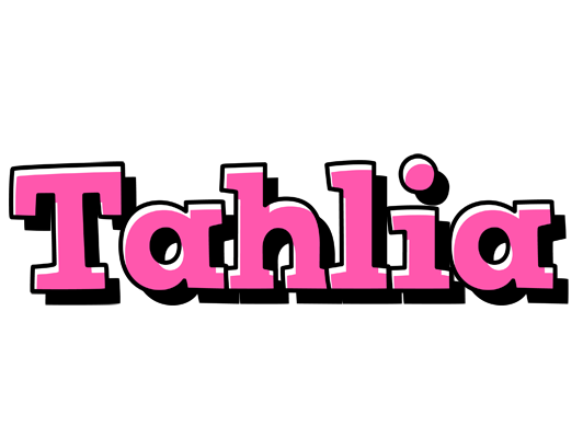 Tahlia girlish logo