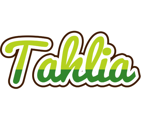 Tahlia golfing logo