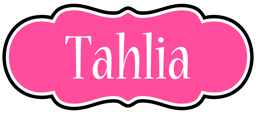 Tahlia invitation logo
