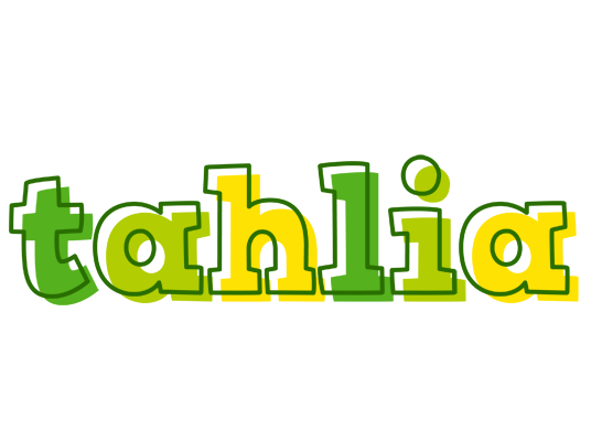 Tahlia juice logo