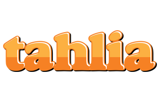 Tahlia orange logo