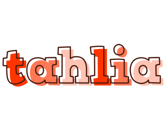 Tahlia paint logo