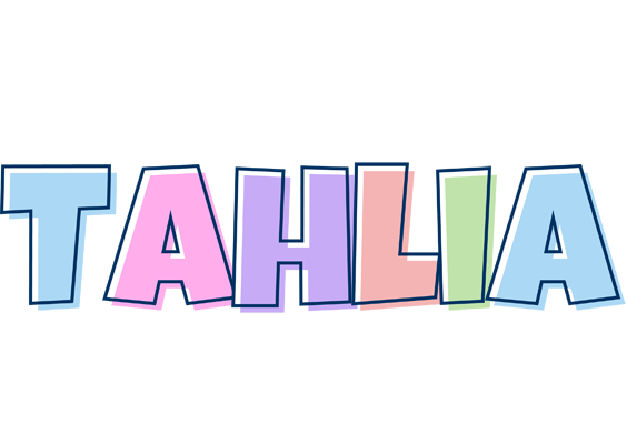Tahlia pastel logo