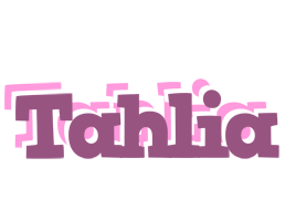 Tahlia relaxing logo