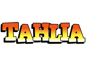 Tahlia sunset logo