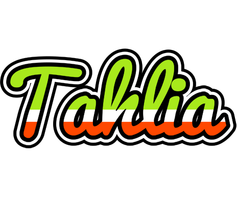 Tahlia superfun logo