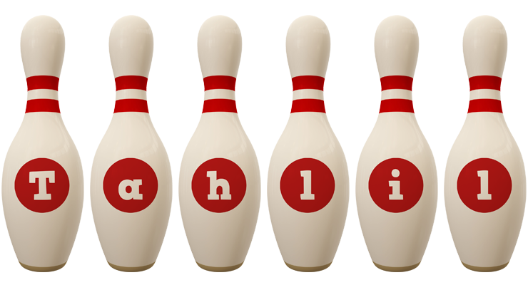 Tahlil bowling-pin logo