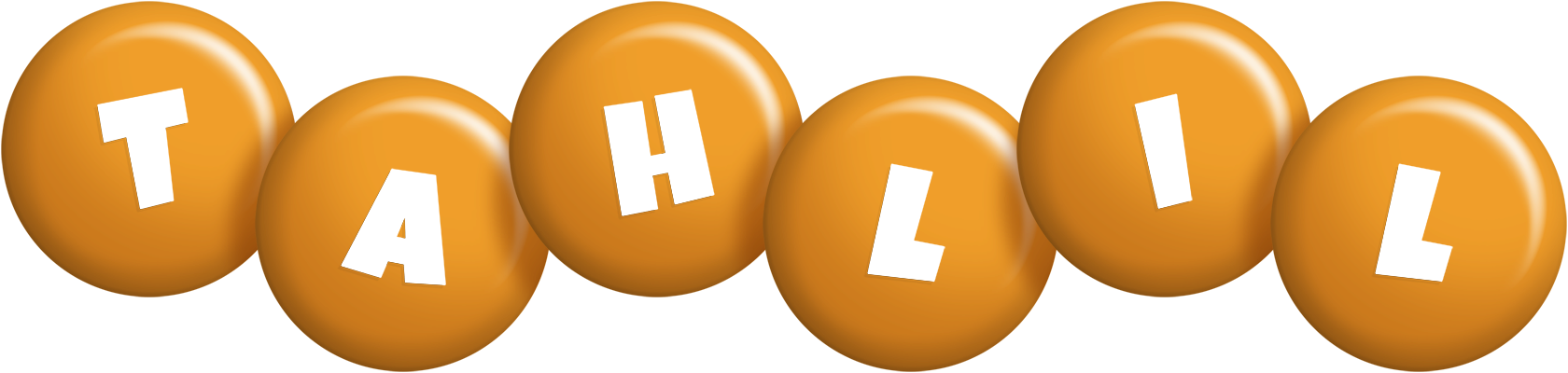 Tahlil candy-orange logo