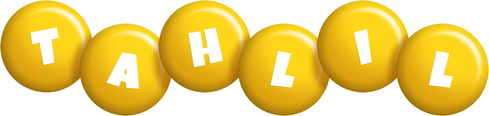 Tahlil candy-yellow logo