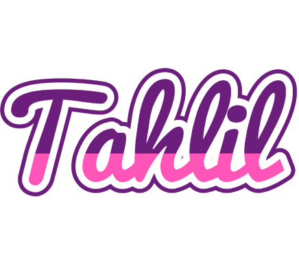 Tahlil cheerful logo