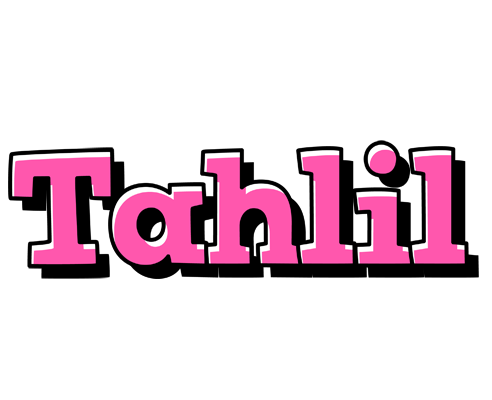 Tahlil girlish logo