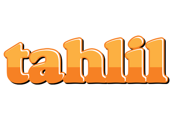 Tahlil orange logo