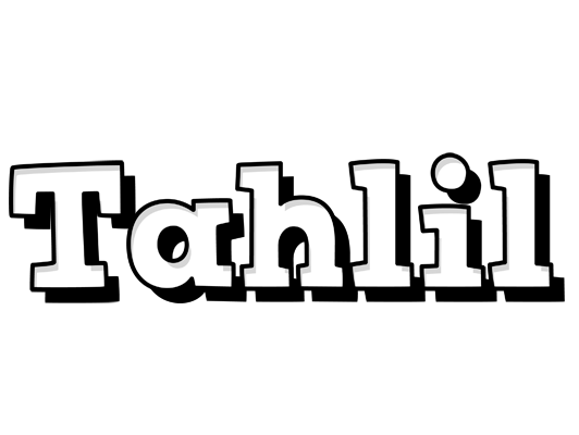 Tahlil snowing logo