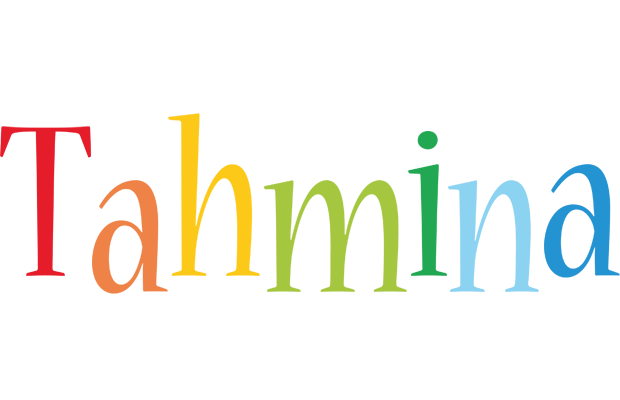 Tahmina birthday logo