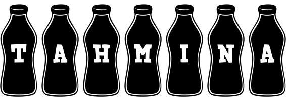 Tahmina bottle logo