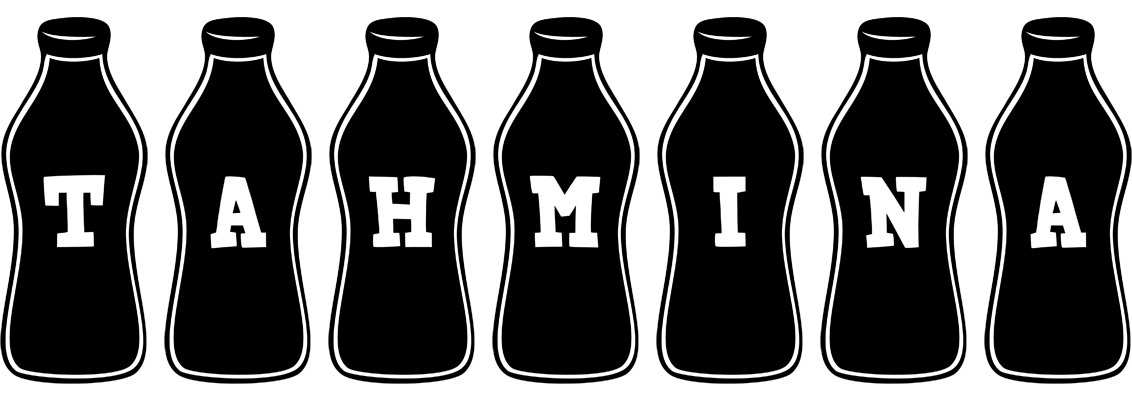 Tahmina bottle logo
