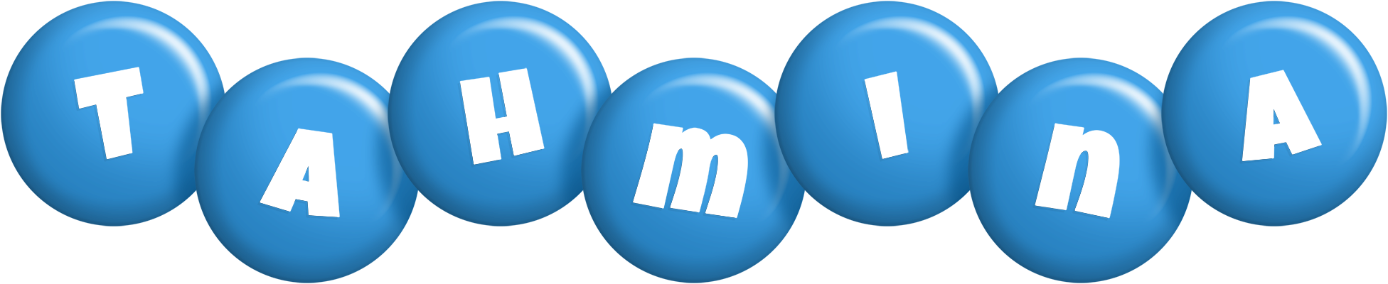 Tahmina candy-blue logo