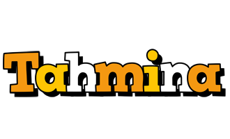 Tahmina cartoon logo