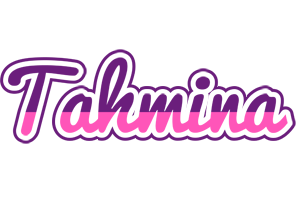 Tahmina cheerful logo