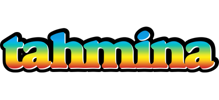 Tahmina color logo