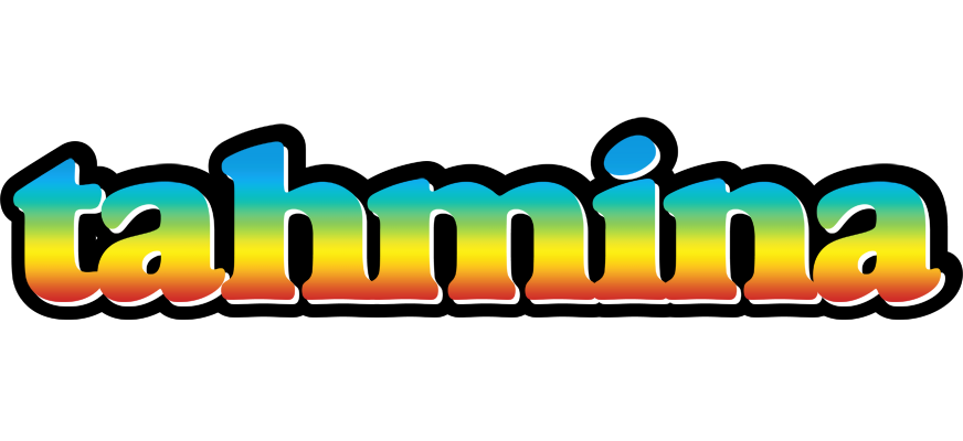 Tahmina color logo