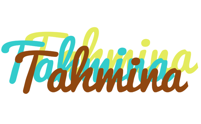 Tahmina cupcake logo