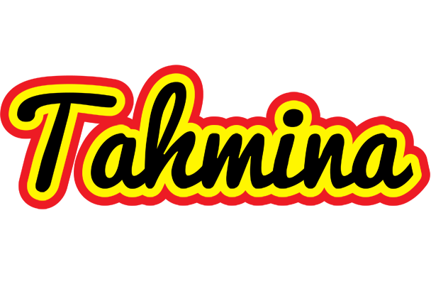 Tahmina flaming logo
