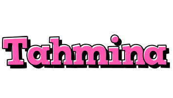 Tahmina girlish logo