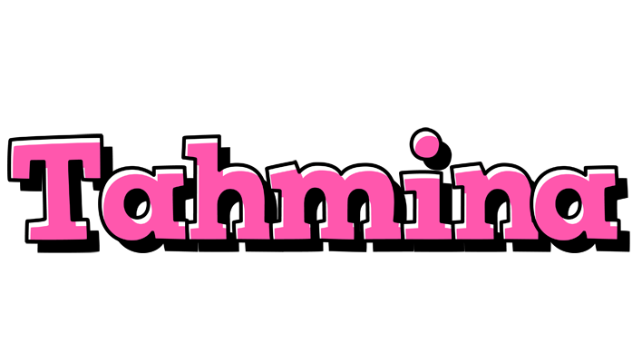Tahmina girlish logo
