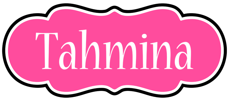 Tahmina invitation logo