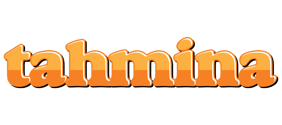 Tahmina orange logo