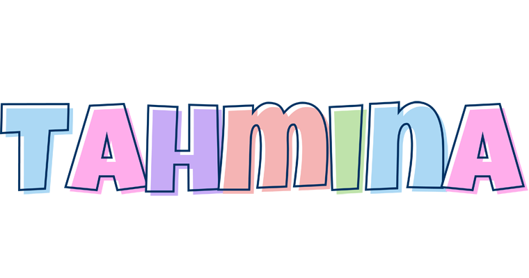 Tahmina pastel logo