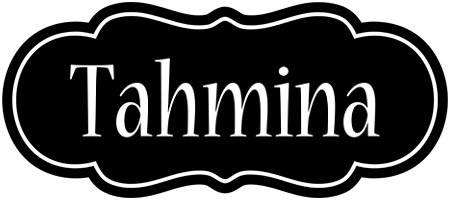 Tahmina welcome logo