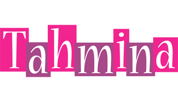 Tahmina whine logo