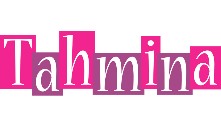 Tahmina whine logo