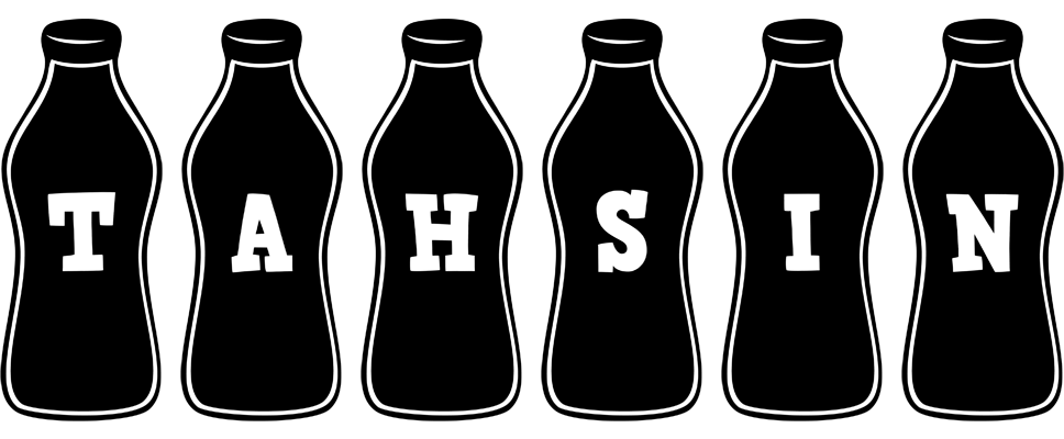 Tahsin bottle logo