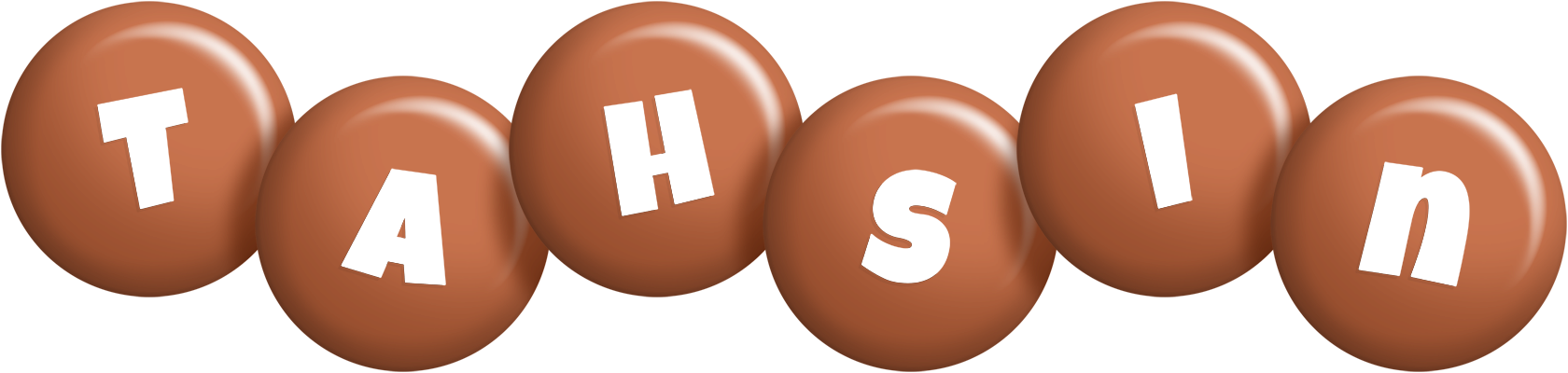 Tahsin candy-brown logo