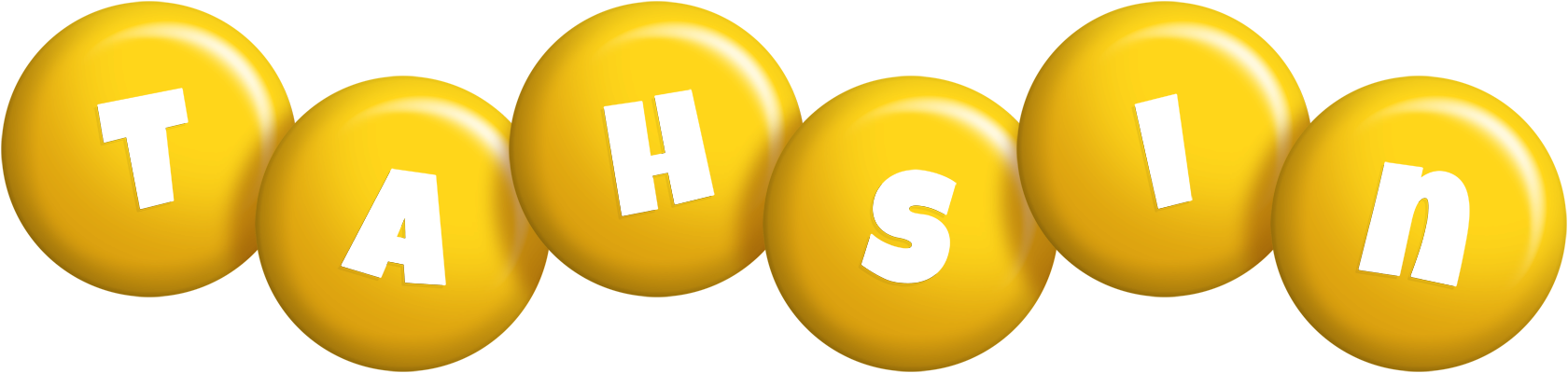 Tahsin candy-yellow logo