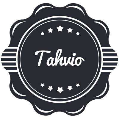 Tahvio badge logo