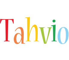 Tahvio birthday logo