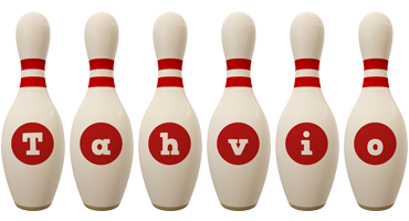 Tahvio bowling-pin logo