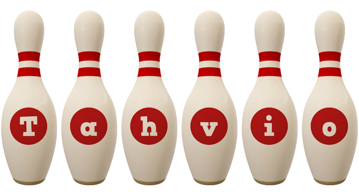 Tahvio bowling-pin logo