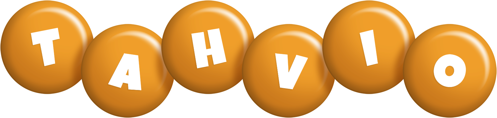 Tahvio candy-orange logo