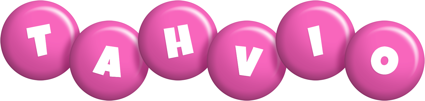 Tahvio candy-pink logo