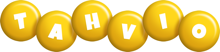 Tahvio candy-yellow logo