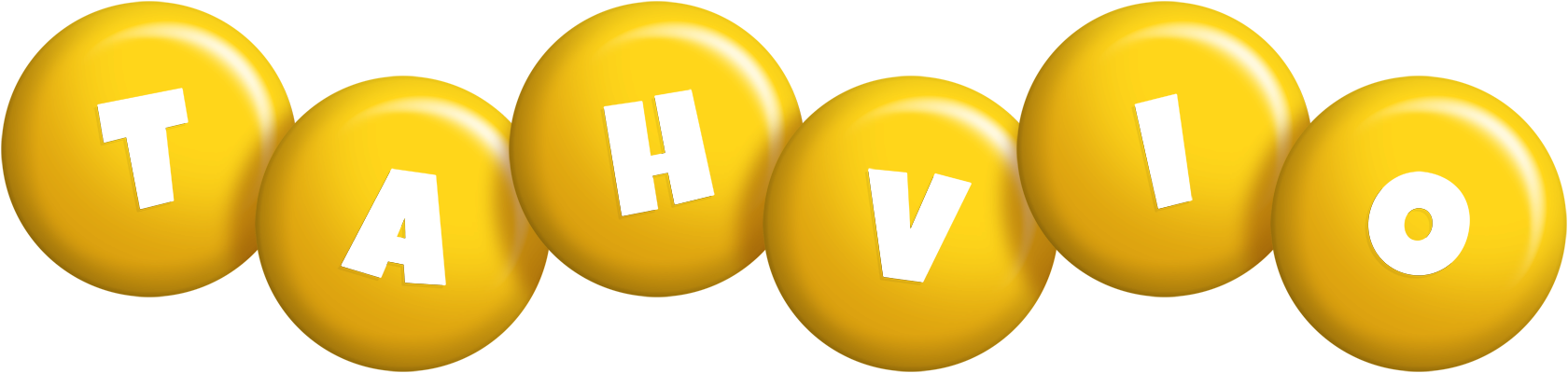 Tahvio candy-yellow logo
