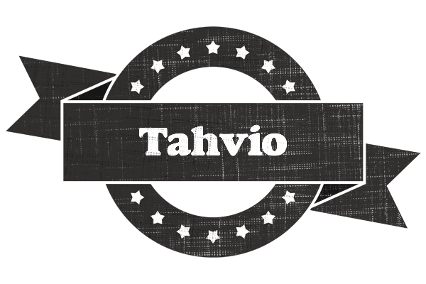 Tahvio grunge logo
