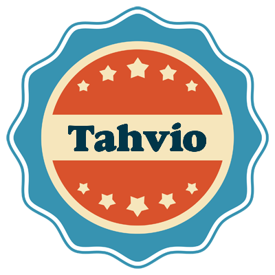 Tahvio labels logo