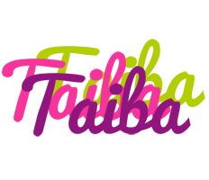 Taiba flowers logo