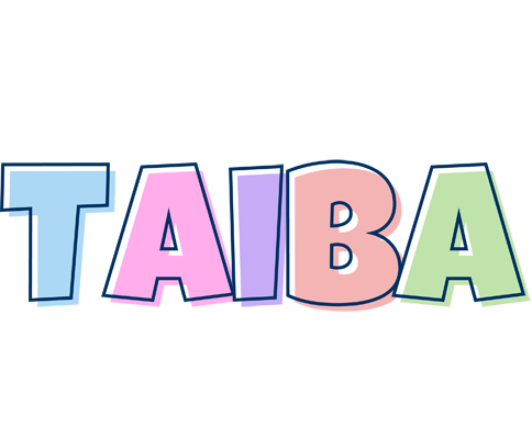 Taiba pastel logo